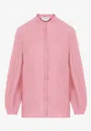 Gabriela Hearst Laetitia Blouse In Pink