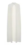 Gabriela Hearst Laleh Silk Cape In White