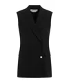 Gabriela Hearst Mayte Tailored Vest In Black