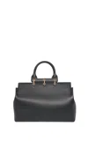 Gabriela Hearst Large Amethyst Bag In Black Nappa Leather In Black