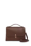 Gabriela Hearst Large Leonora Bag In Chocolate Leather In Chocolate