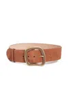 Gabriela Hearst Large Simone Belt In Brown Suede In Brown