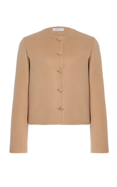 Gabriela Hearst Larring Cashmere Jacket In Brown
