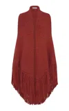 Gabriela Hearst Lauren Cashmere Wrap In Orange
