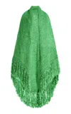 Gabriela Hearst Lauren Wrap Scarf In Green