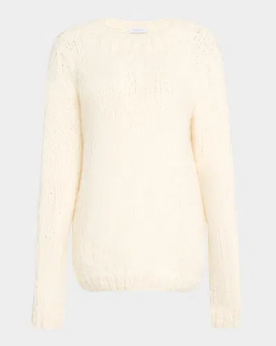 Gabriela Hearst Lawrence Cashmere Sweater In Ivory
