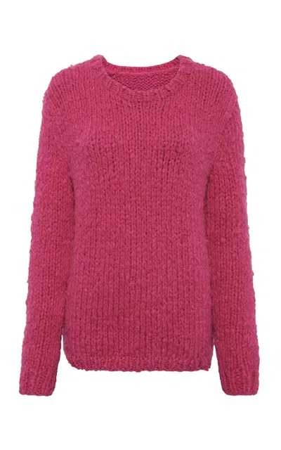 Gabriela Hearst Lawrence Cashmere Sweater In Pink