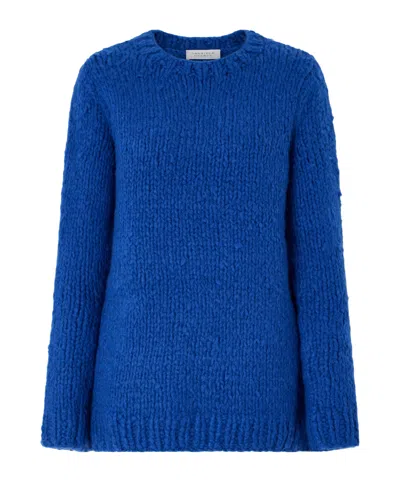 Gabriela Hearst Lawrence Cashmere Sweater In Blue