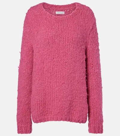Gabriela Hearst Lawrence Cashmere Sweater In Pink
