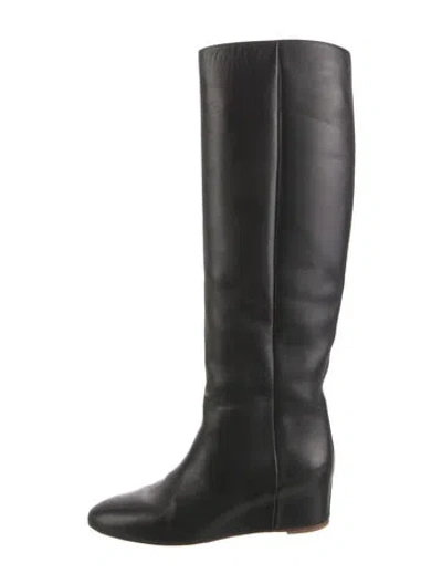 Pre-owned Gabriela Hearst Leather Boots In Black