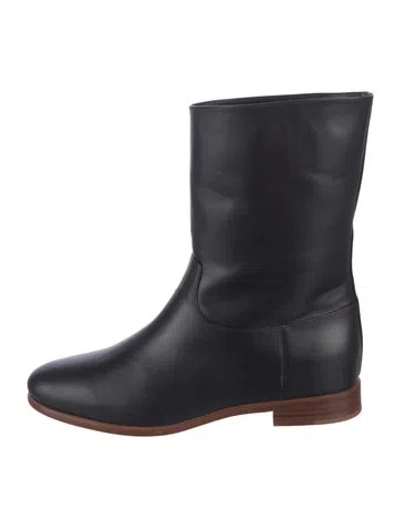Pre-owned Gabriela Hearst Leather Boots In Black
