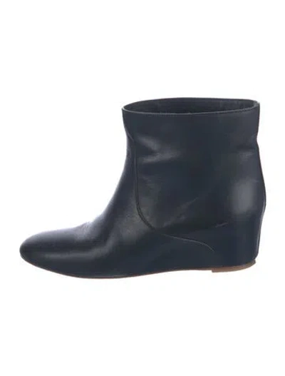 Pre-owned Gabriela Hearst Leather Boots In Blue