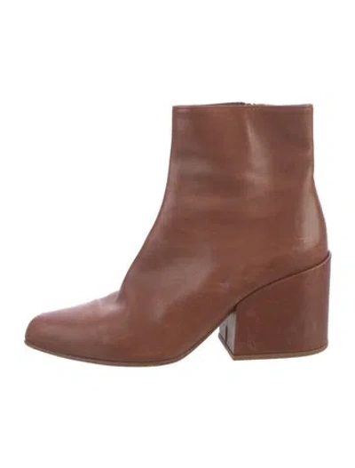 Pre-owned Gabriela Hearst Leather Boots In Brown
