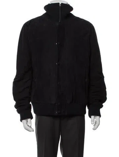 Pre-owned Gabriela Hearst Leather Jacket W/ Tags In Black