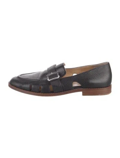Pre-owned Gabriela Hearst Leather Loafers In Black