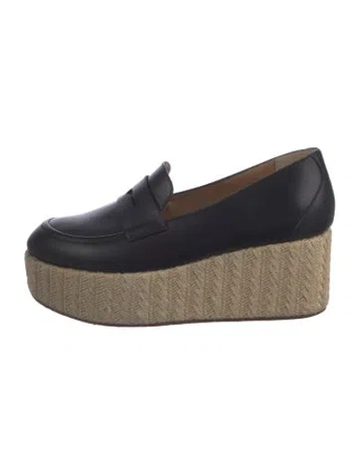 Pre-owned Gabriela Hearst Leather Loafers In Blue