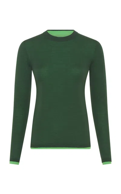 Gabriela Hearst Leif Cashmere-silk Crewneck Sweater