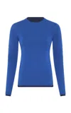 Gabriela Hearst Leif Cashmere-silk Crewneck Sweater In Blue