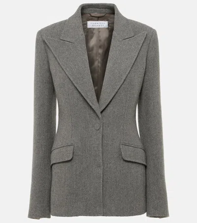 Gabriela Hearst Leiva Blazer In Dark Grey Multi