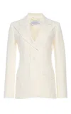 Gabriela Hearst Leiva Blazer In Ivory Linen Twill In Neutral
