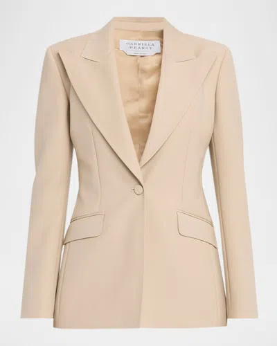 Gabriela Hearst Leiva Single-breasted Blazer Jacket