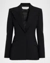 Gabriela Hearst Leiva Single-breasted Blazer Jacket