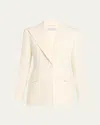 Gabriela Hearst Leiva Single-breasted Wool Blazer In Neutral