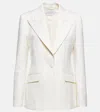 Gabriela Hearst Leiva Wool Blazer In Iivory