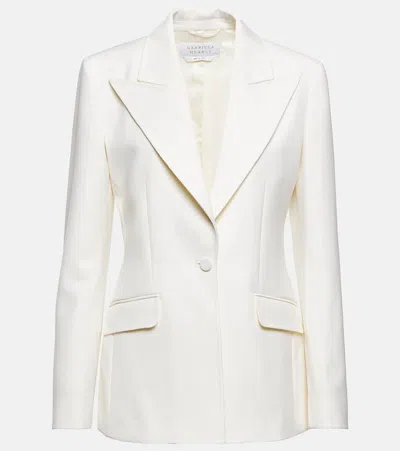 Gabriela Hearst Leiva Wool Blazer In White