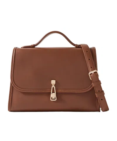 Gabriela Hearst Leonora Medium Leather Tote In Brown