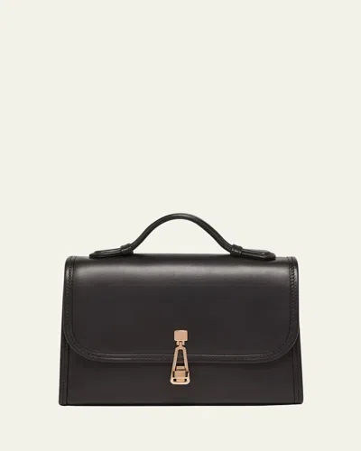 Gabriela Hearst Leonora Small Nappa Leather Top-handle Bag In Black