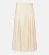 Gabriela Hearst Lerna Virgin Wool Midi Skirt In Neutral