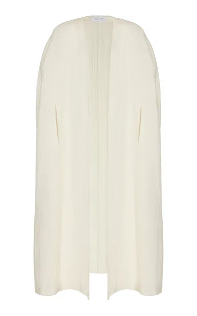 Gabriela Hearst Lindlow Layered Cape In White
