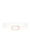 Gabriela Hearst Link Buckle Belt In White