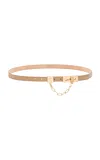 Gabriela Hearst Lock Belt In Brown