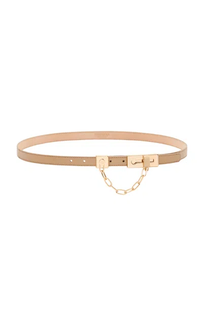 Gabriela Hearst Lock Belt In Brown