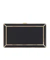 Gabriela Hearst Logo Clutch In Black