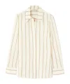 Gabriela Hearst Long Sleeve Shirt In White