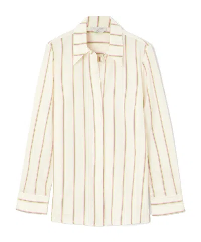 Gabriela Hearst Long Sleeve Shirt In White
