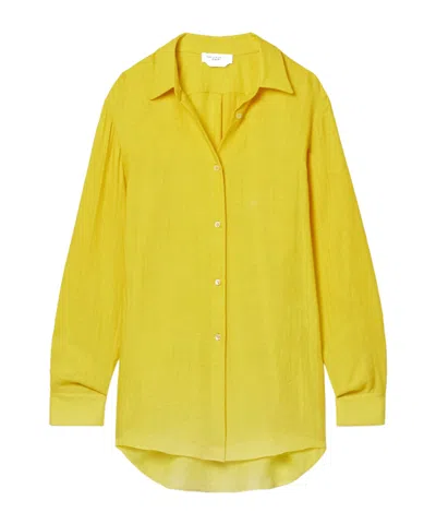 Gabriela Hearst Long Sleeve Shirt In Yellow