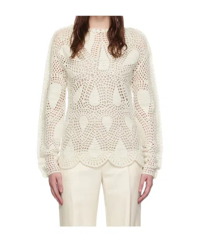 Gabriela Hearst Off-white Capps Sweater In Ivr Ivory