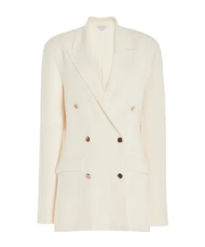 Gabriela Hearst Long-sleeved Casual Jacket In White