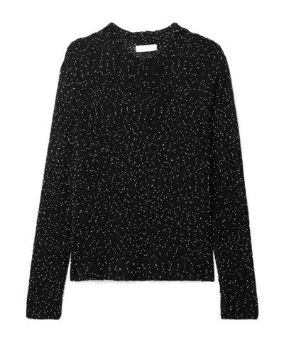 Gabriela Hearst Long-sleeved Knitted Shirt In Black