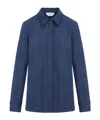 Gabriela Hearst Denim Blue Recycled Cotton Cruz Shirt In Blue