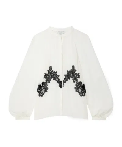 Gabriela Hearst Long-sleeved Shirt In White
