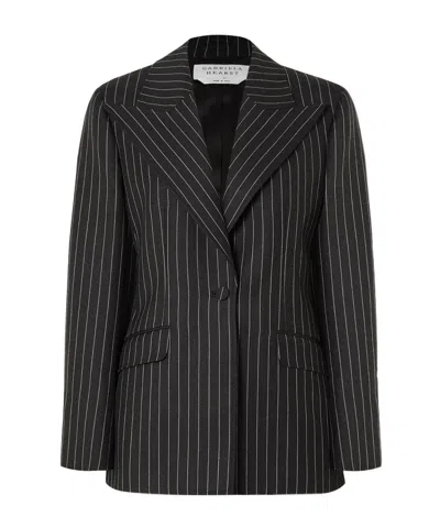 Gabriela Hearst Long-sleeved Suit Jacket In Black