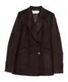 Gabriela Hearst Long-sleeved Suit Jacket In Brown
