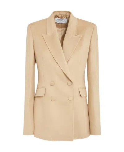 Gabriela Hearst Long Sleeved Suit Jacket In Nude