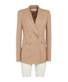 Shop Gabriela Hearst Long Sleeved Suit Jacket In Pink