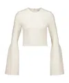 Gabriela Hearst Long-sleeved Sweater In White